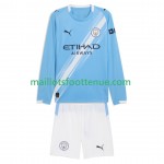Maillot/Tenue Manchester City Enfant Domicile 2025/2026 Manche Longue